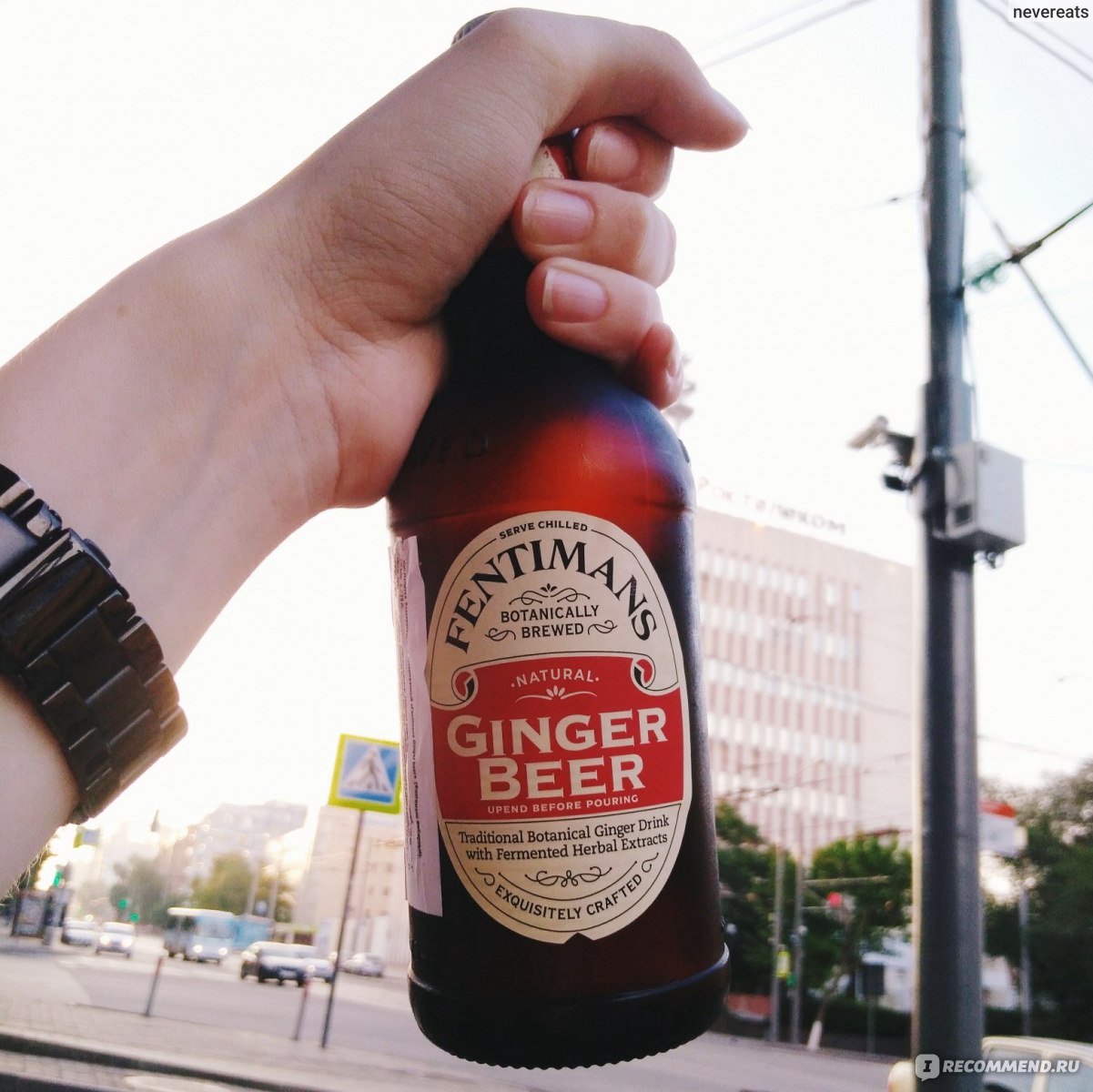 Безалкогольный газированный напиток Fentimans Ginger Beer 275ml фото