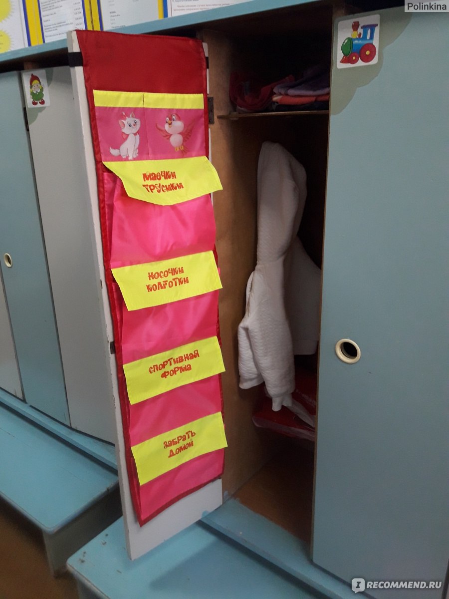 алгоритм складывания вещей в шкафчик в детском саду
