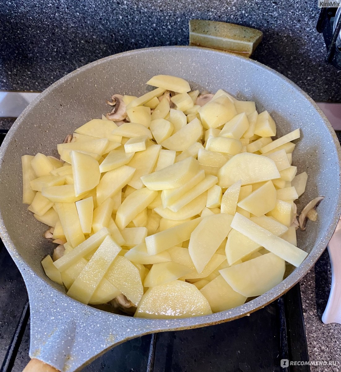 Жареная картошка с луком