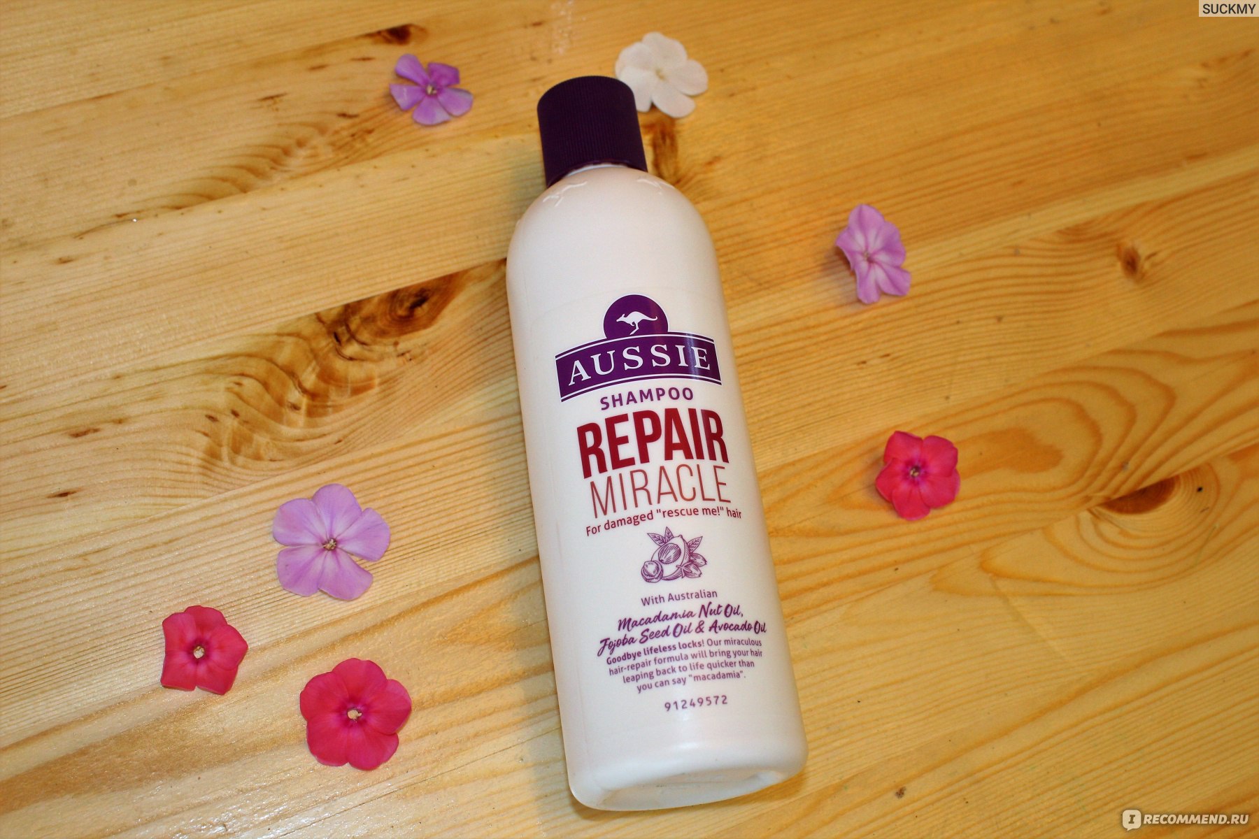 Шампунь Aussie Repair Miracle Shampoo - «Все плюсы и минусы нашумевшего ...