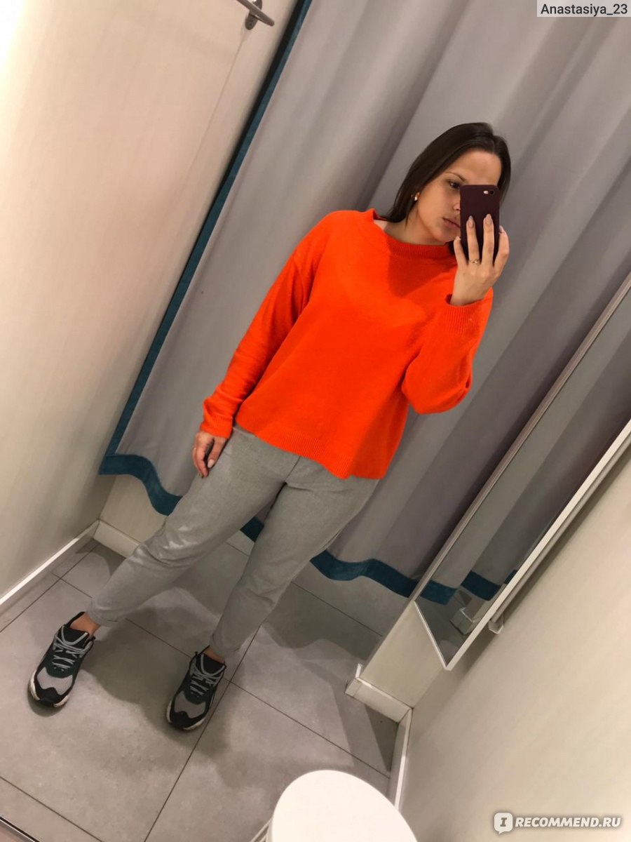 Свитер AliExpress Orange Sweater Women 2019 Autumn Winter Round Neck Thin Sweater Girl Long Sleeve Cheap Jersey Casual Knit Pullovers - «Моя апельсинка »  | отзывы