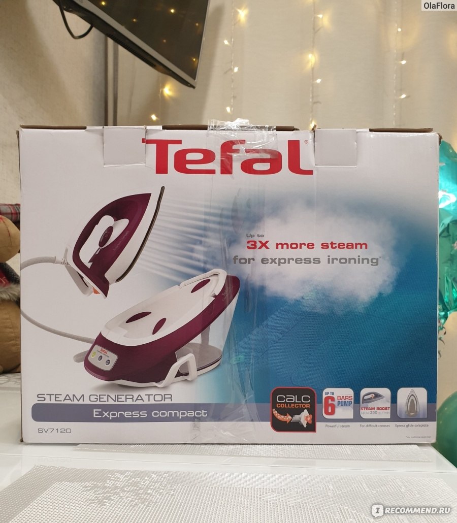 Утюг с парогенератором Tefal Express Compact SV7120 фото