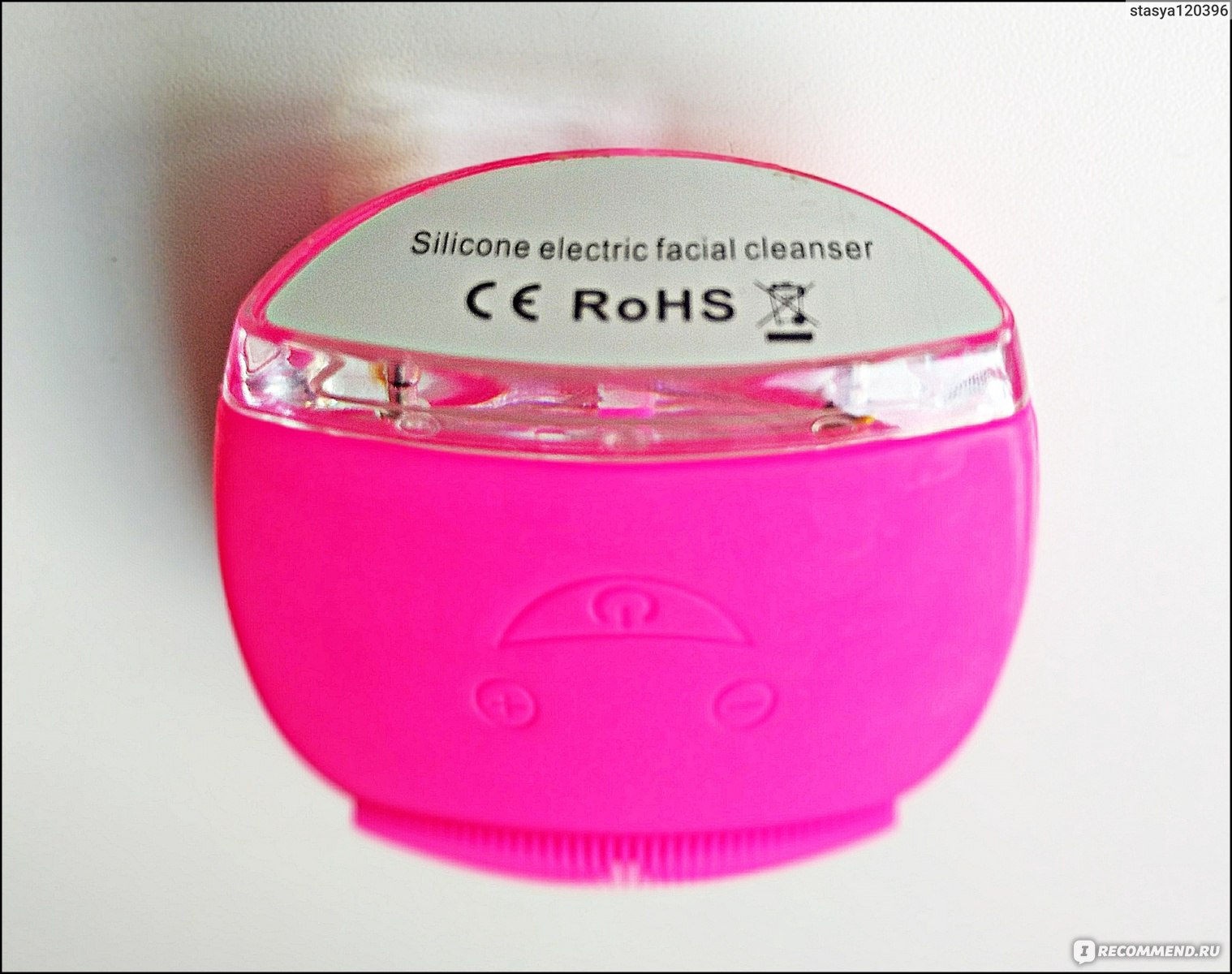 Щеточка для лица Aliexpress Silicone Electric Facial Cleanser фото