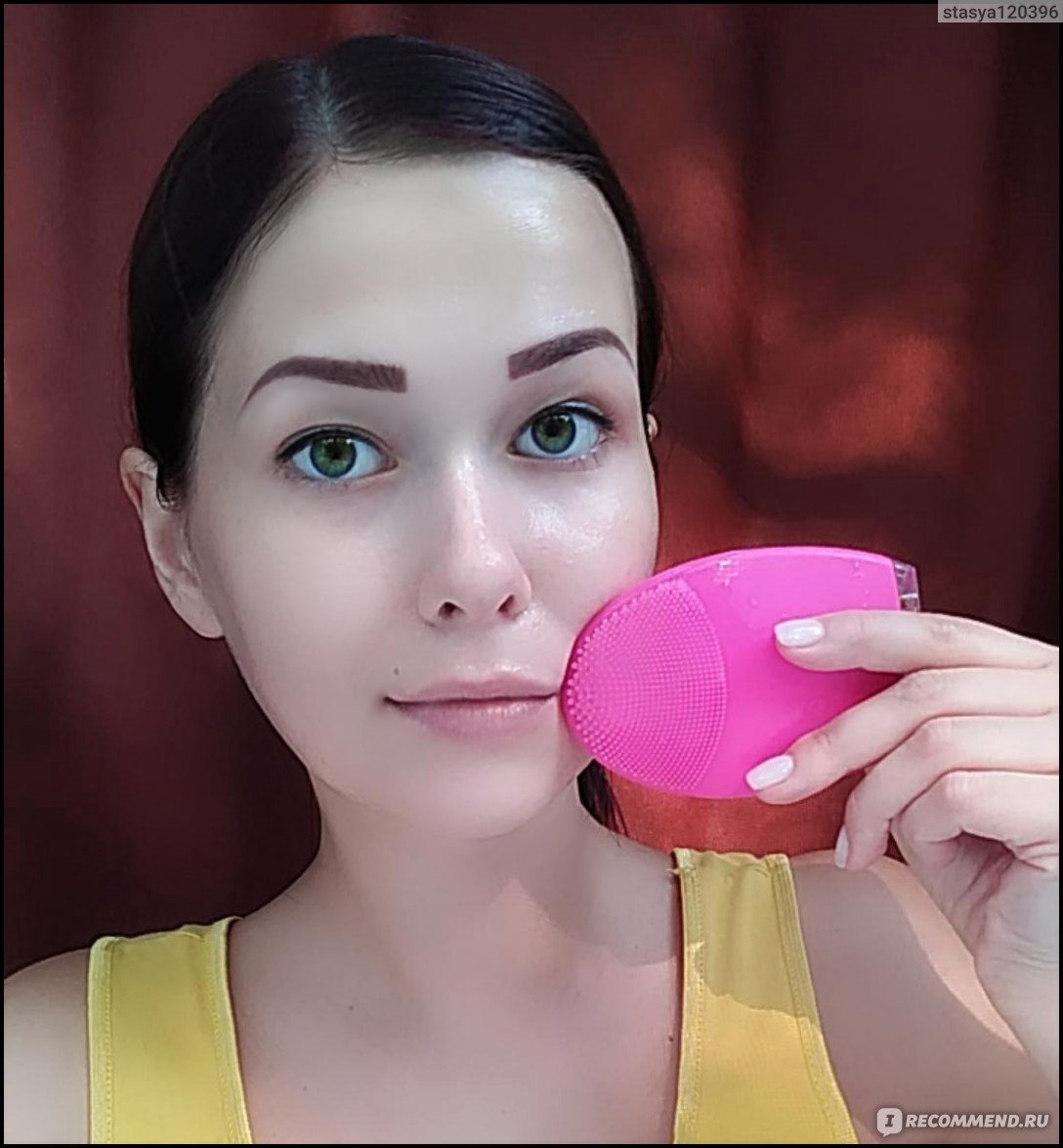 Щеточка для лица Aliexpress Silicone Electric Facial Cleanser фото