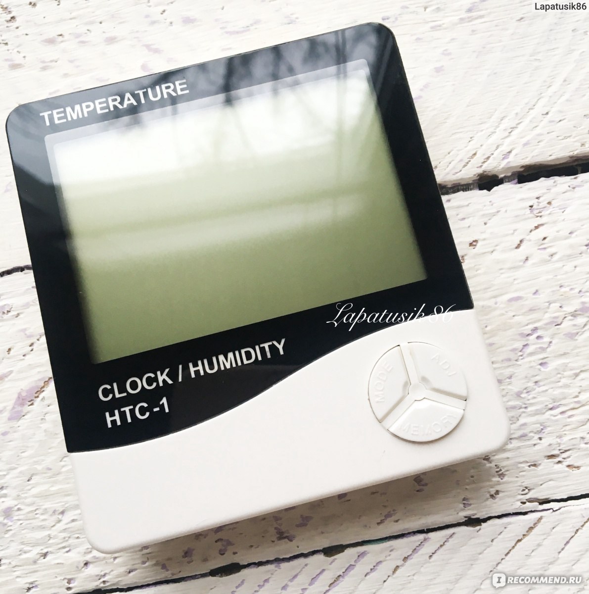 Метеостанция Aliexpress Digital Temperature Humidity Meter Thermometer LCD Clock Alarm фото