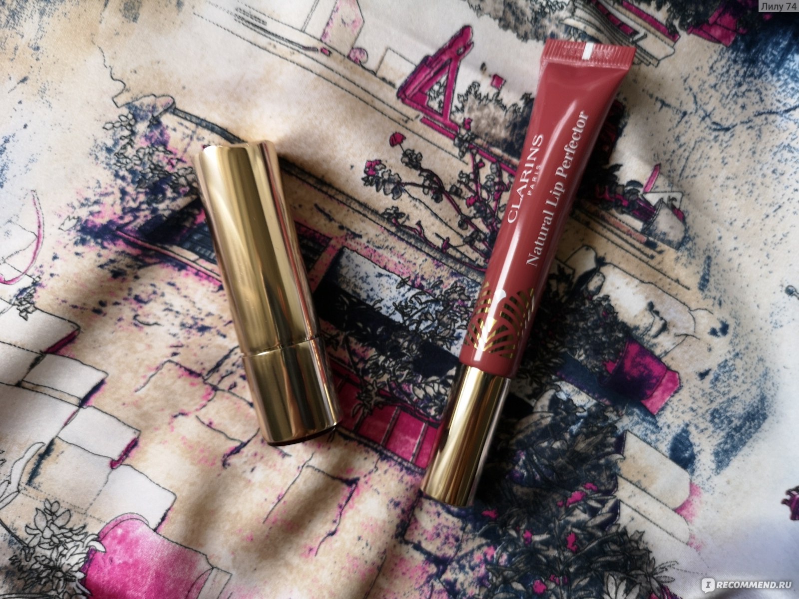 Clarins lip perfector glow отзывы