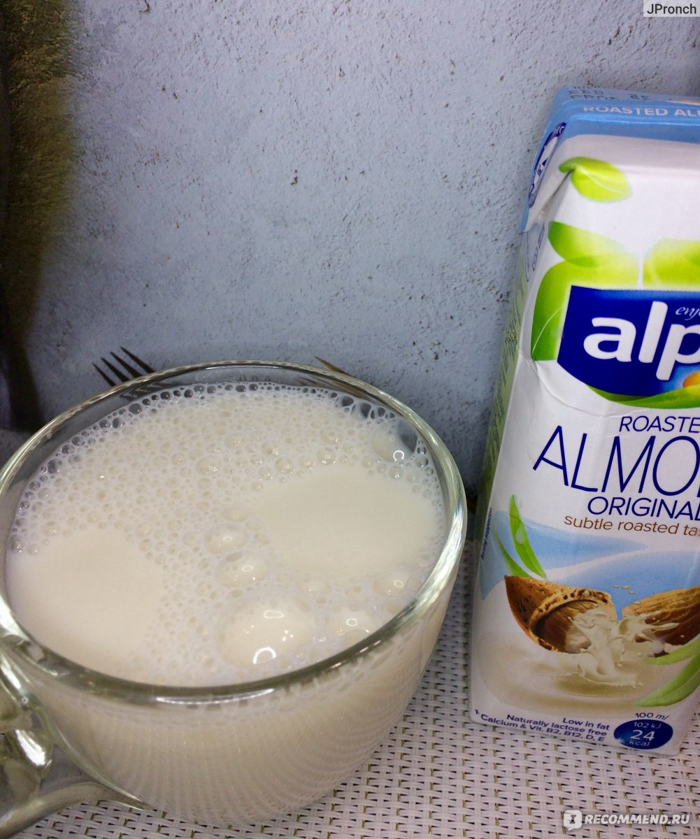 Каша на миндальном молоке alpro