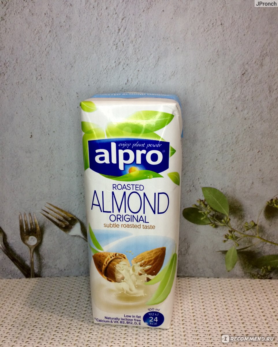 Каша на миндальном молоке alpro