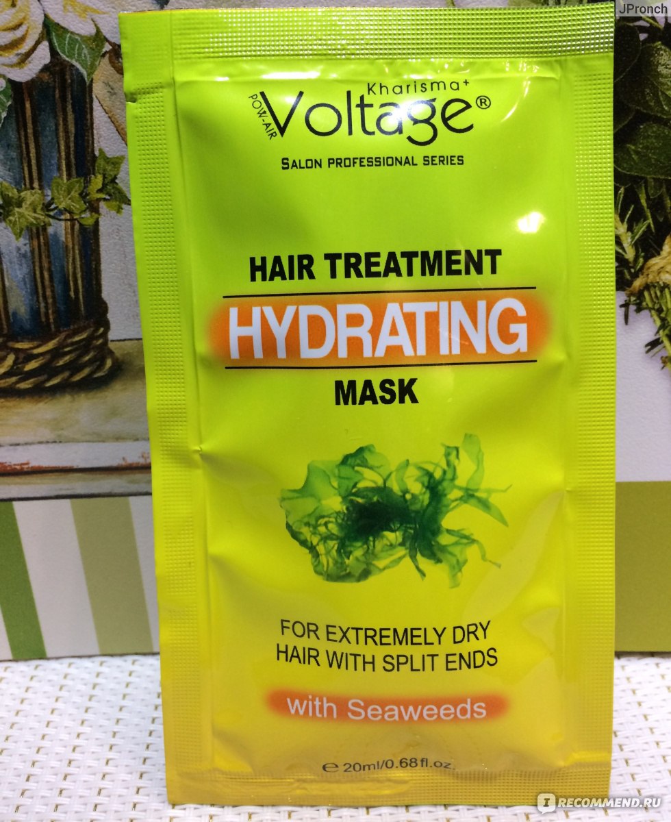 Маска для волос kharisma voltage. Kharisma Voltage маска для сухих и ломких волос с водорослями. Маска для волос `Kharisma Voltage` 20 мл.