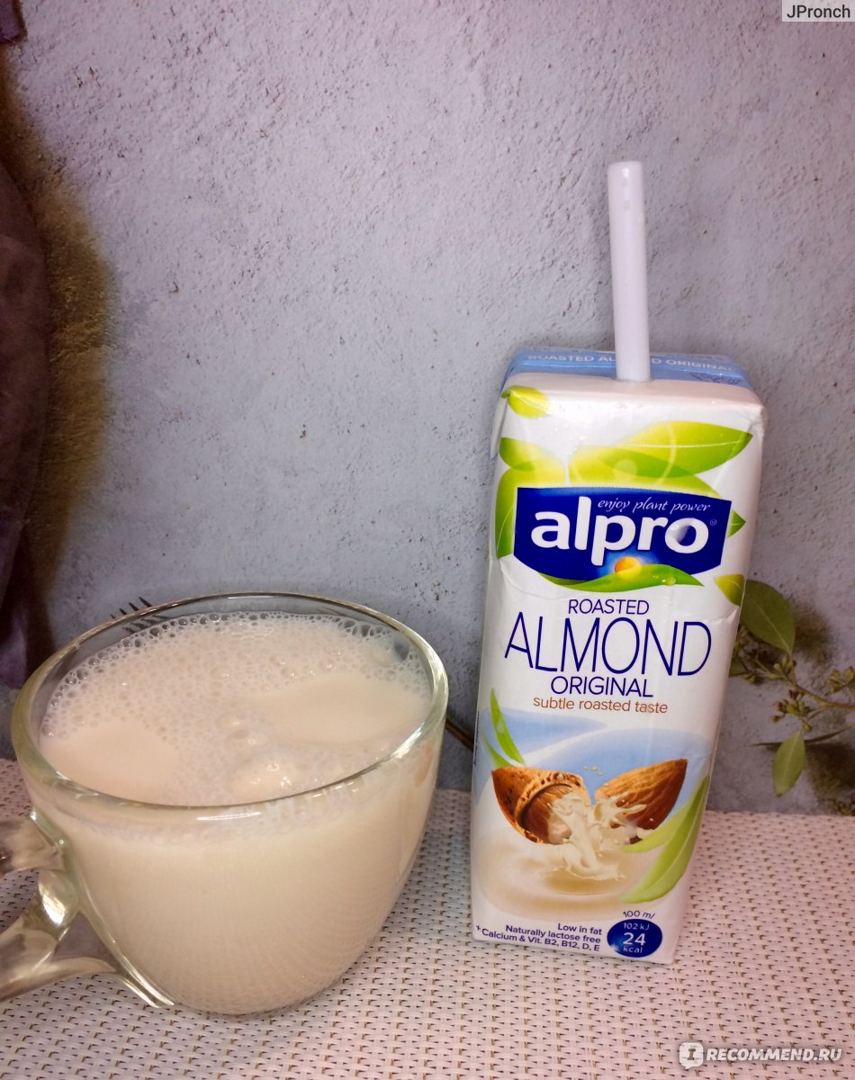 Каша на миндальном молоке alpro