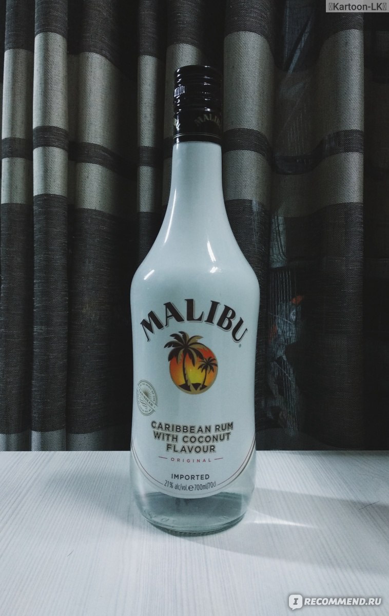 Ликер Malibu Coconut - «(╭ರ_⊙)Когда в душе ты пират, но хочется  вкусненького). Малибу+Кола. А еще взбитые сливки! Ромовый напиток Malibu »  | отзывы