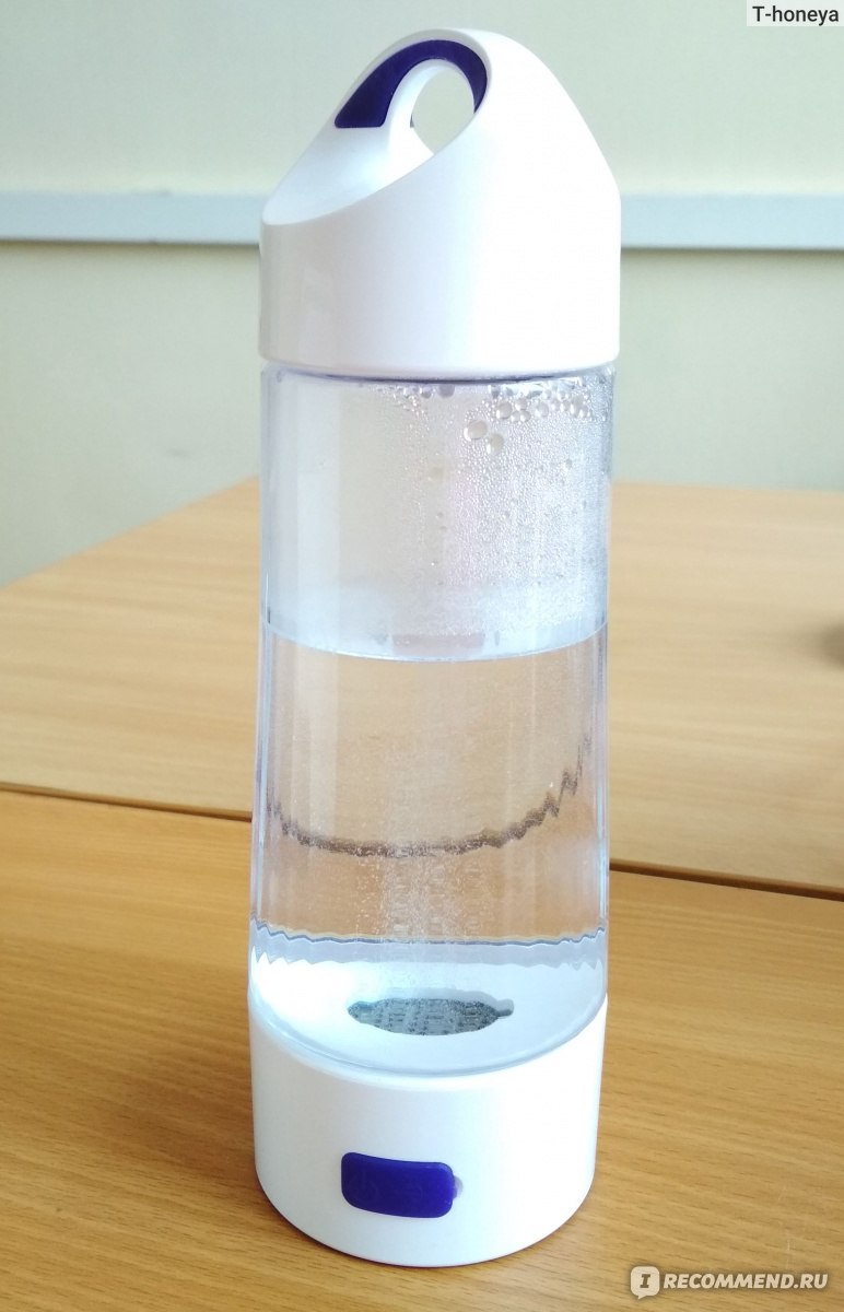 Водородный генератор Aliexpress SPE/PEM Rich Hydrogen Cup Water Generator Energy Hydrogen-rich Antioxidant ORP H2 Water Ionizer Bottle with drain hole фото