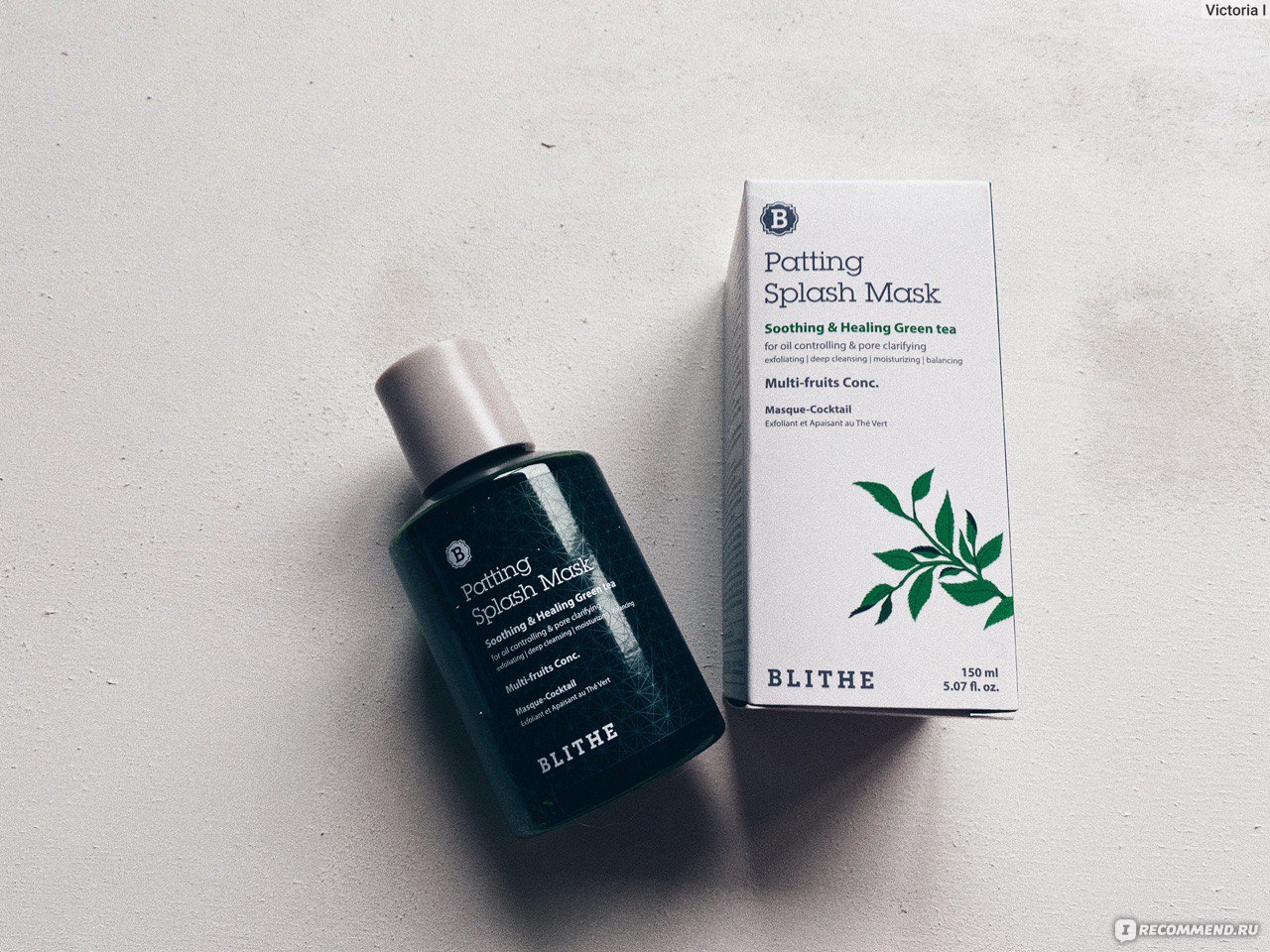 Сплеш-маска BLITHE Patting Splash Mask Soothing & Healing Green Tea - «Она  вскрыла мне все закрытые комедоны по линии подбородка, которые не могло  вытянуть ни одно средство. Я в восторге. Обновленная версия