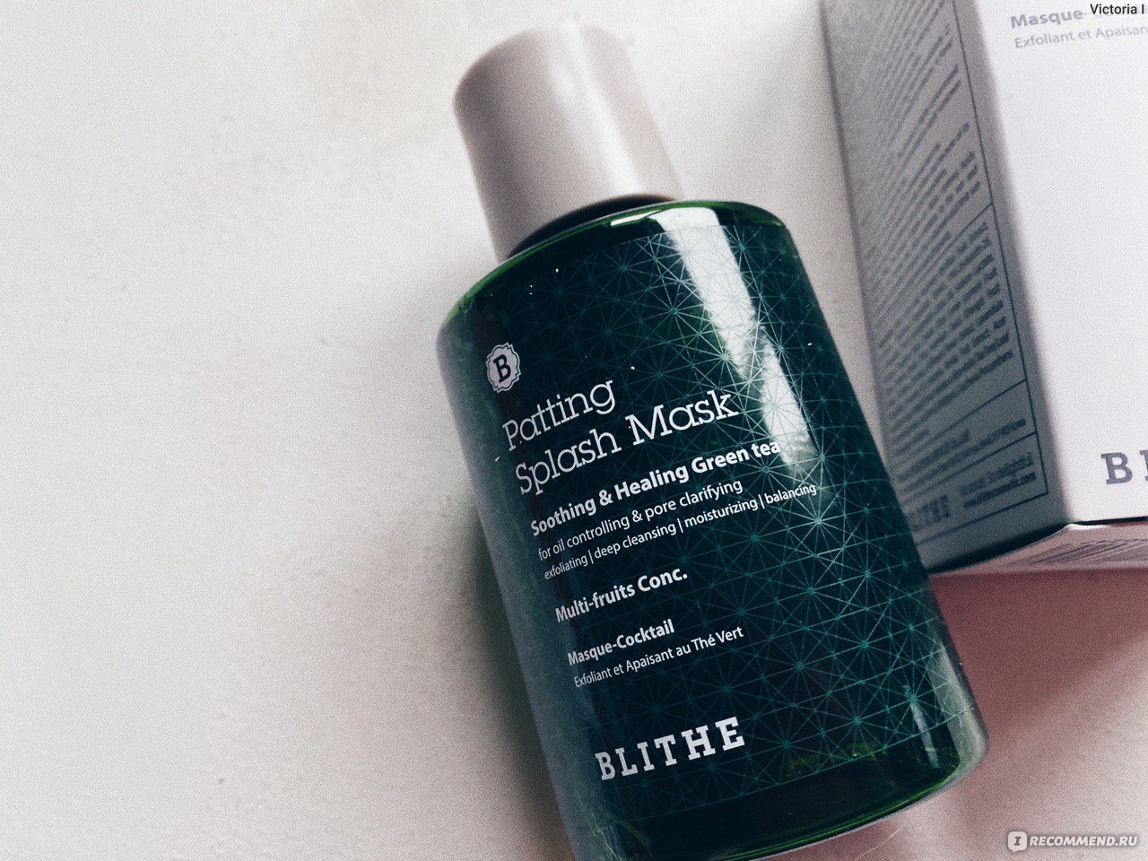 Сплеш-маска BLITHE Patting Splash Mask Soothing & Healing Green Tea - «Она  вскрыла мне все закрытые комедоны по линии подбородка, которые не могло  вытянуть ни одно средство. Я в восторге. Обновленная версия