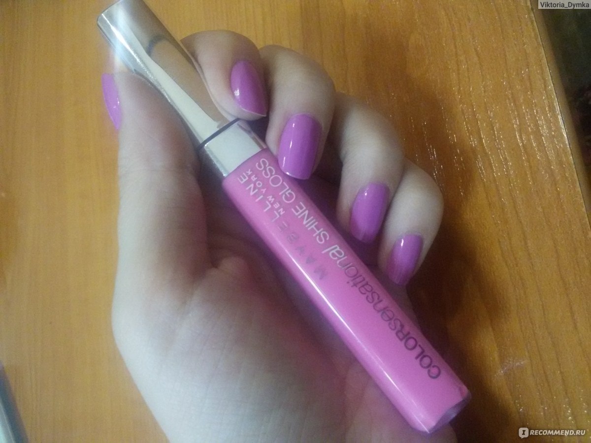 maybelline color sensational shine gloss