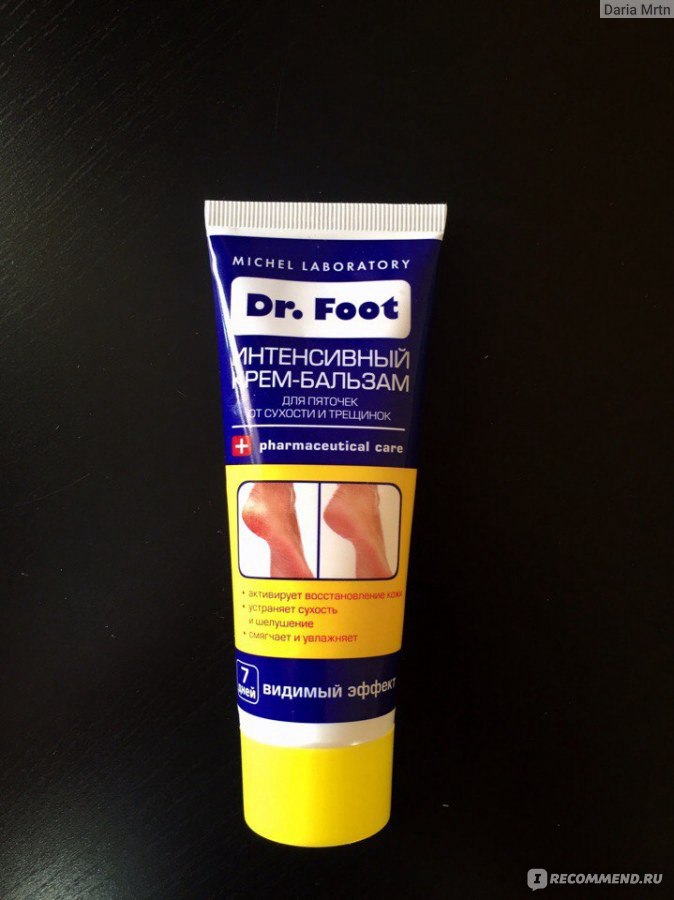Крем-бальзам Michel laboratory Dr. Foot Интенсивный для пяточек ...