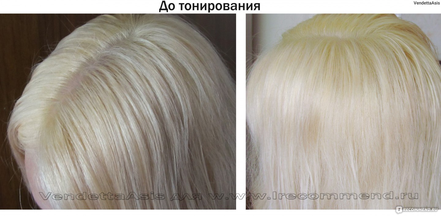Краска для тонирования осветленных волос капус