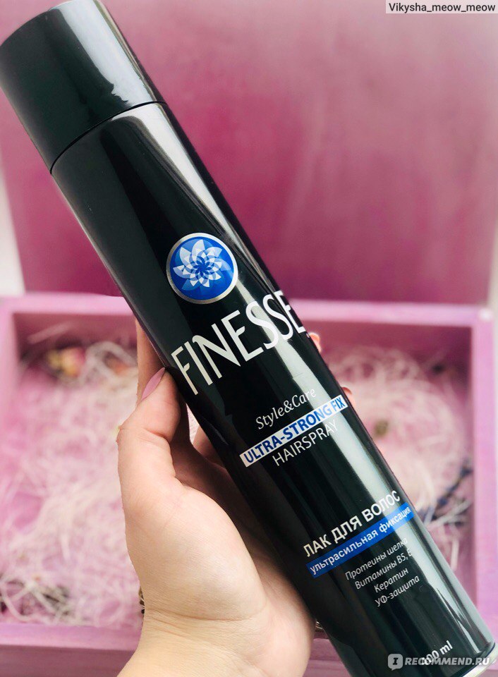 Лак для волос Finesse ультрасильной фиксации - «Лак для волос, с ...