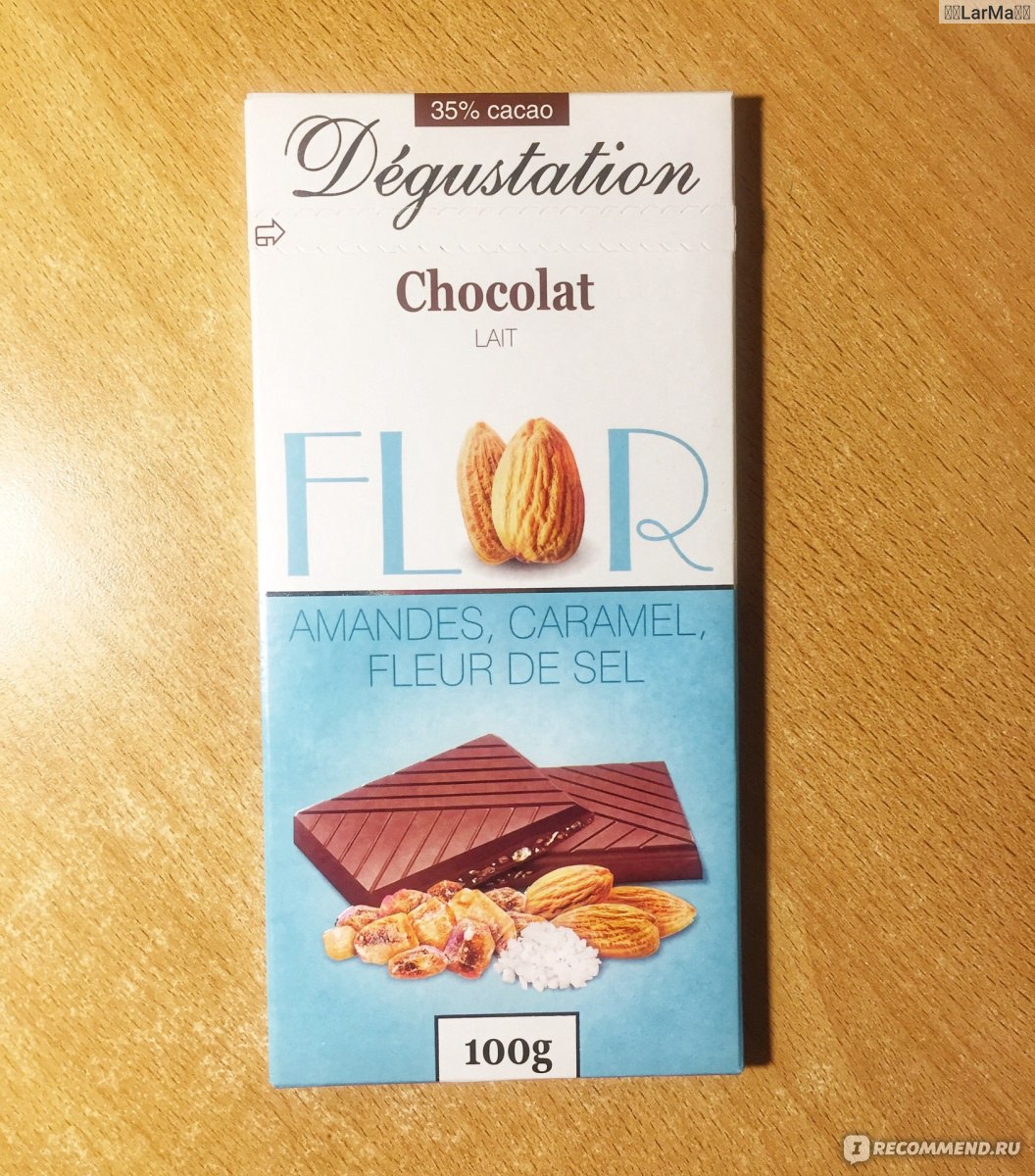 Молочный шоколад Flor degustation