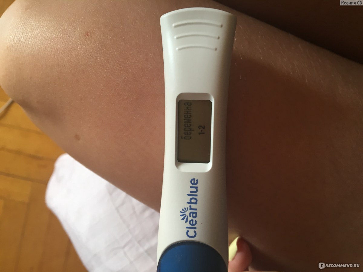 Цифровой тест на беременность с неделями
