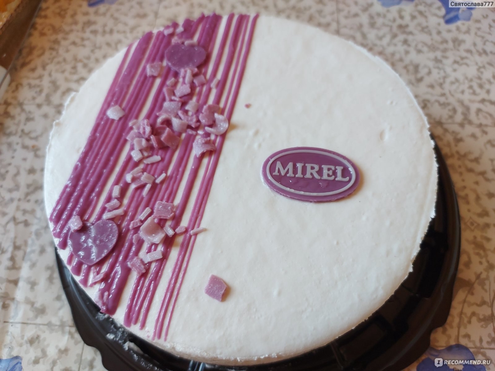 Торт Mirel черничное молоко