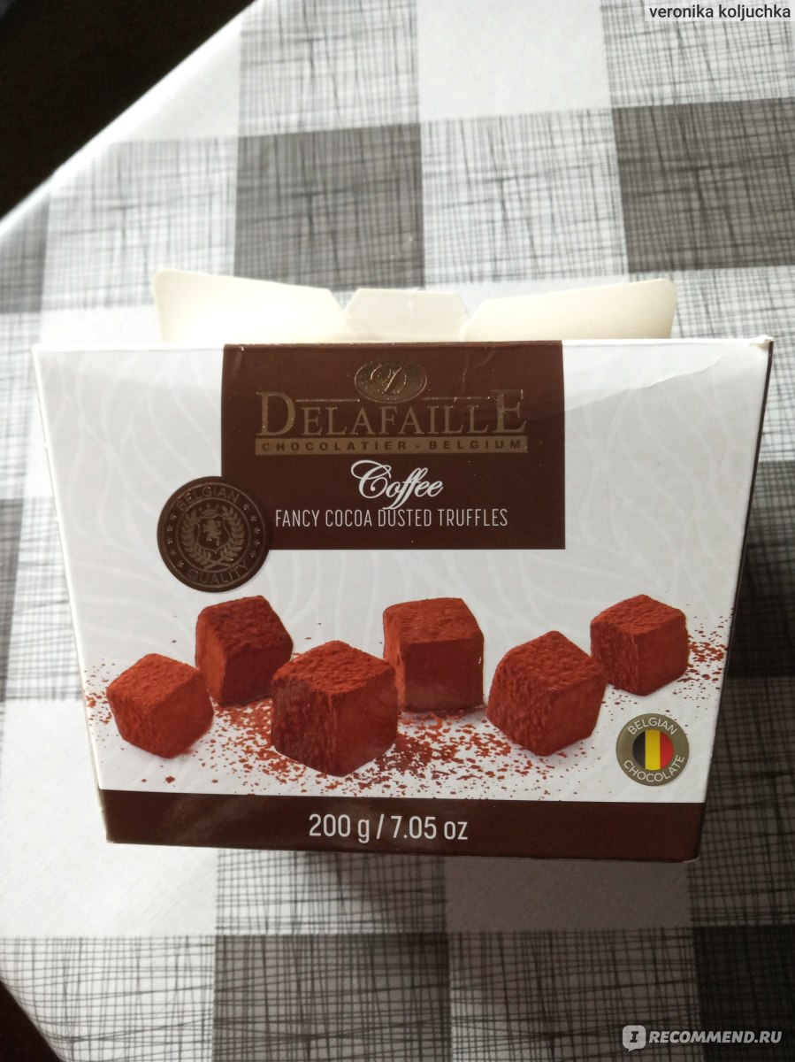 Трюфели Delafaille Belgian Cocoa Dusted Truffles 