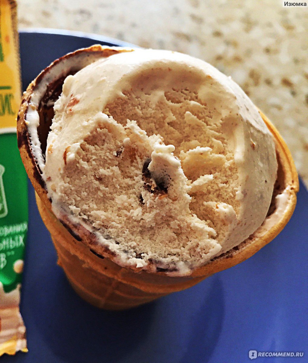 Мороженое Инмарко Золотой стандарт Курага, чернослив, орехи. фото