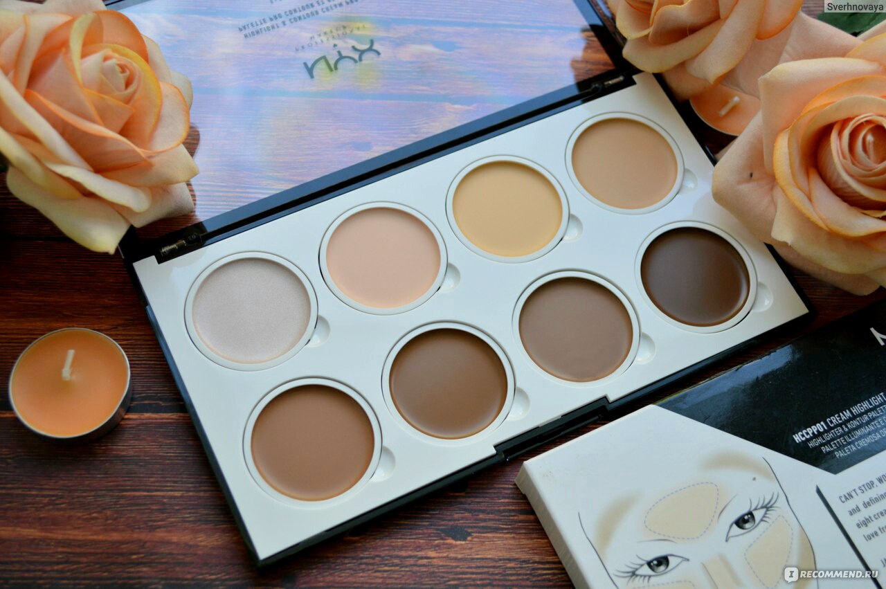 PALETA NYX HIGHLIGH & CONTOUR PRO PALETTE CREAM - HCCPP01