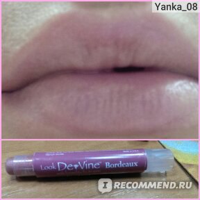 Шиммер для губ DeVine, Lip Shimmer, Champagne / Bordeaux - «Как не надо ...