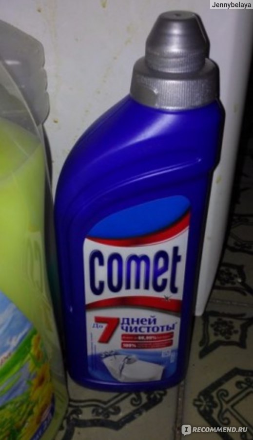 Чистящий гель для ванной комнаты Comet 7 дней чистоты (500 мл)