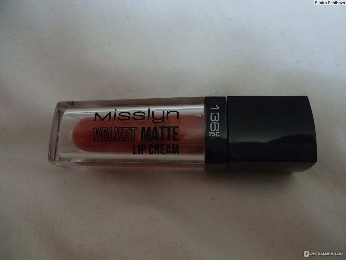 misslyn velvet matte lip cream