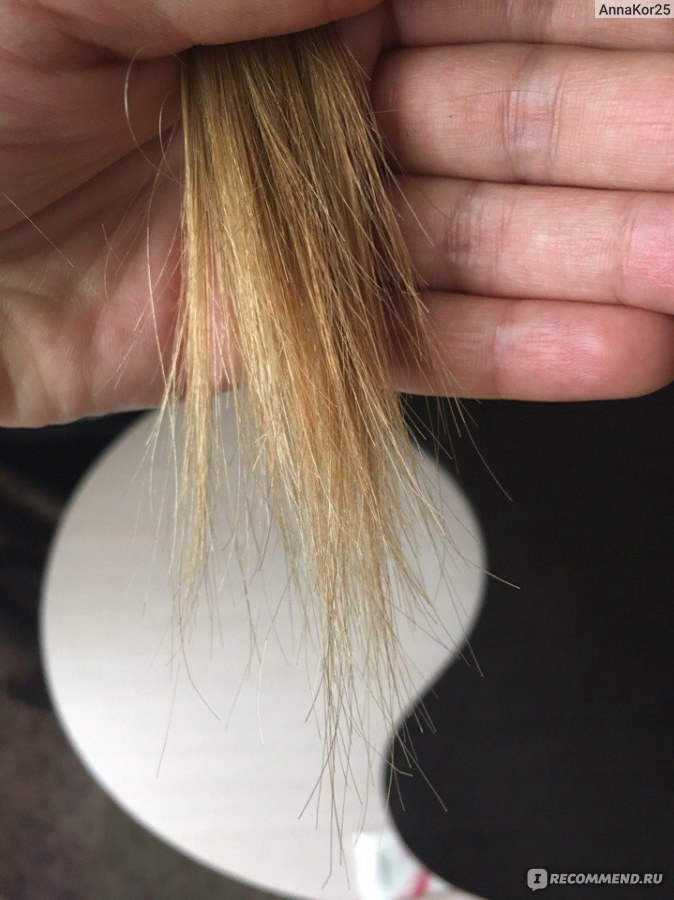 Как склеить посеченные кончики волос