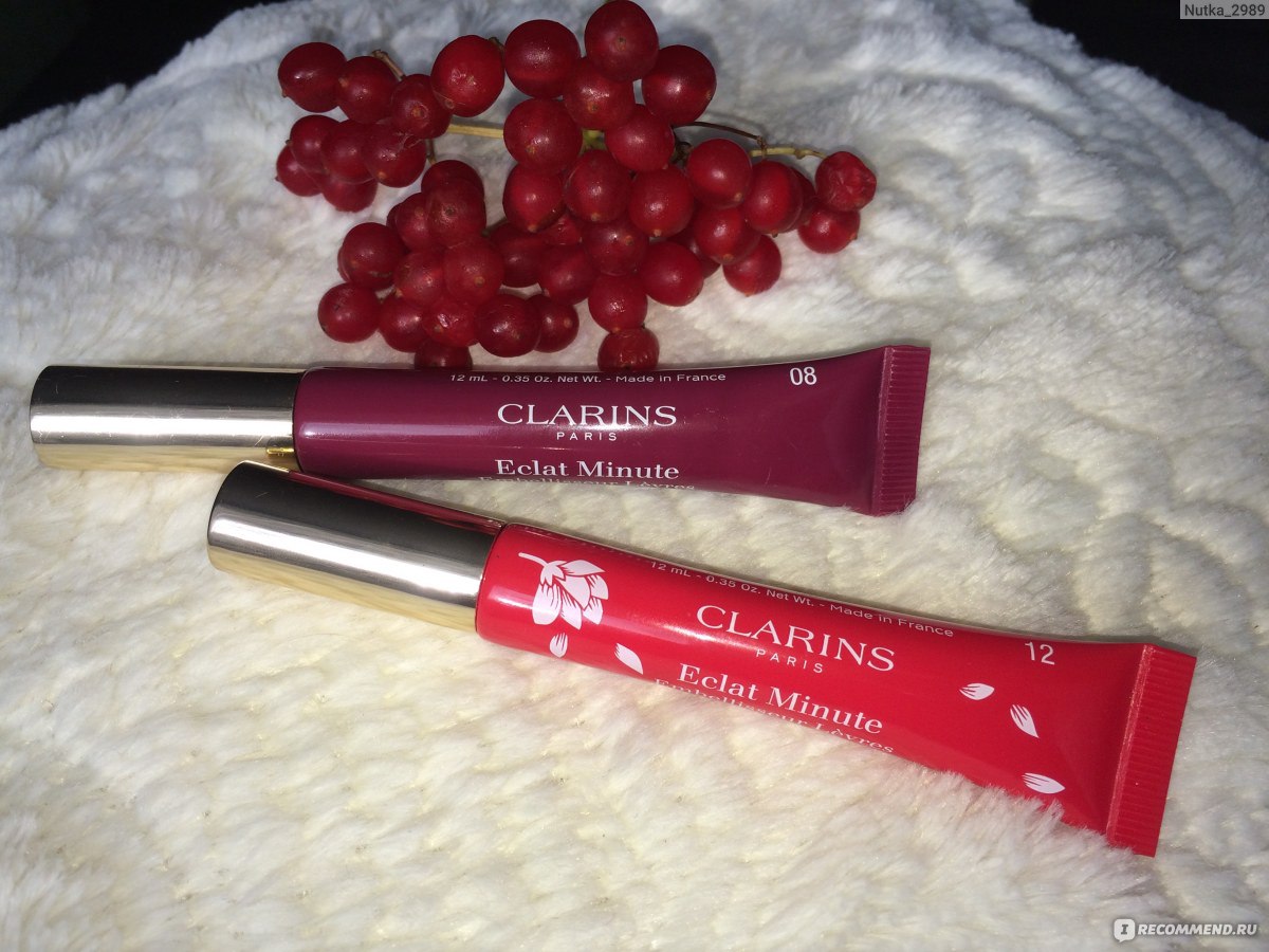 Clarins 08 plum shimmer. Clarins Eclat minute блеск для губ 08. Clarins блеск для губ Eclat minute 12 Red\. Аналог блеска для губ Clarins Eclat minute. Кларанс губной гель вкусы.