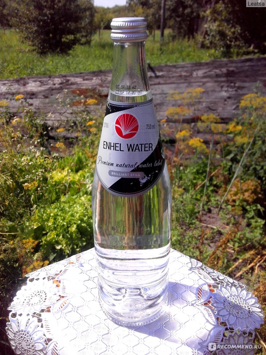 Вода ENHEL BEAUTY WATER Питьевая артезианская в стеклянной бутылке ...