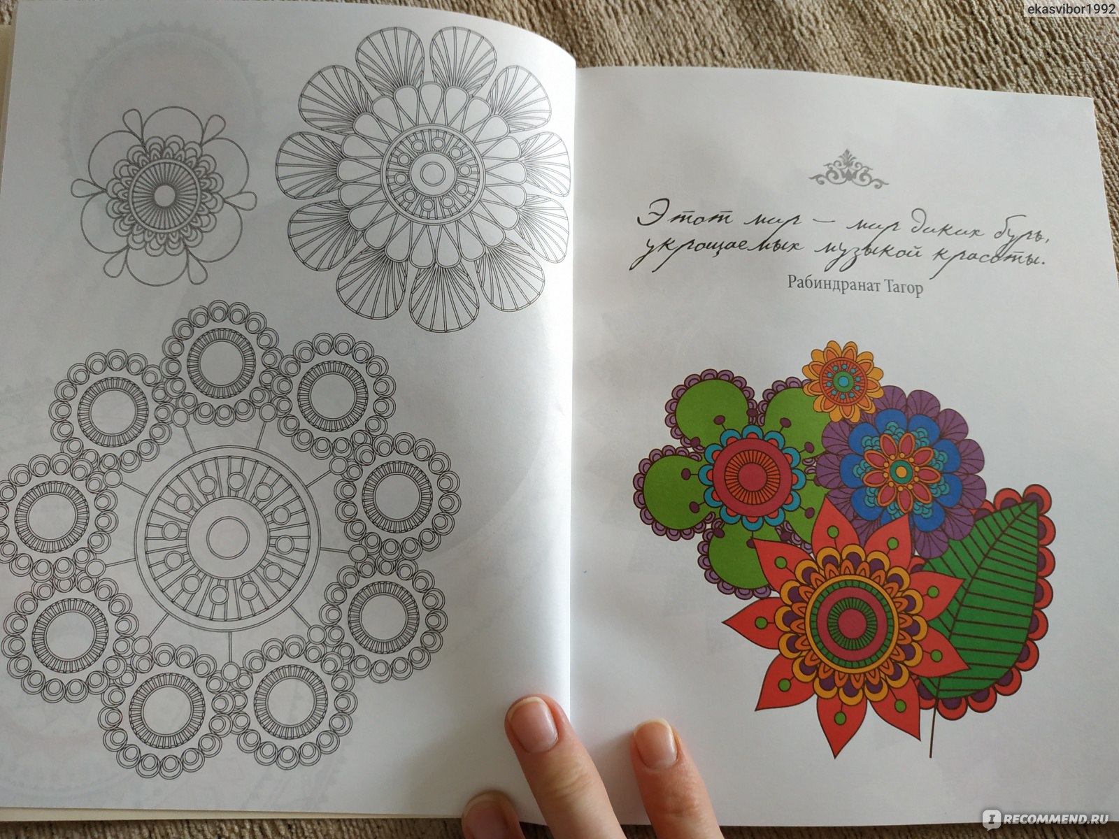 Раскраска Антистресс книга для детей и взрослых 80 картинок