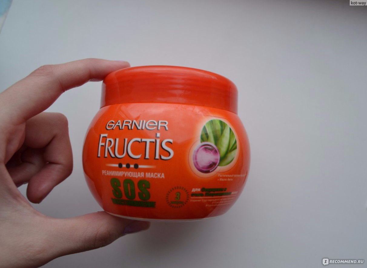 Маска для волос fructis sos восстановление мгновенная маска-эликсир