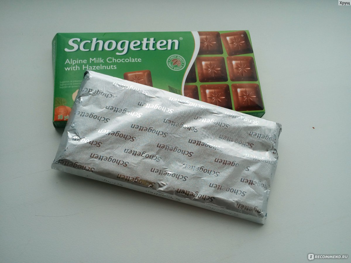 Schogetten Alpine Milk Chocolate with Hazelnuts