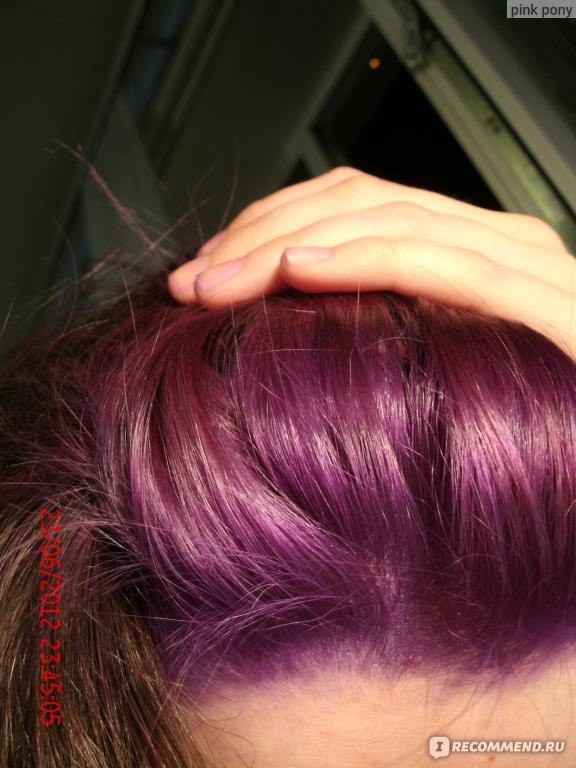 Если смешать красный и фиолетовый какой цвет получится на волосах фото
