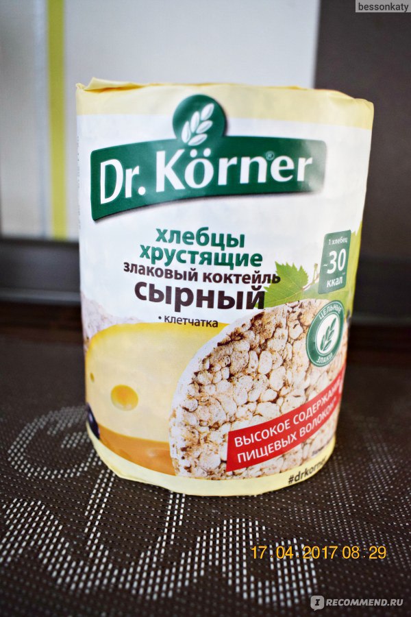 Десерты из хлебцев dr korner