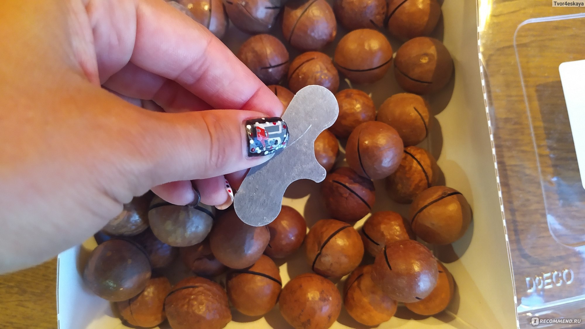 Орехи DONA NUTS Макадамия в скорлупе - «Десертные орешки с ароматом ...