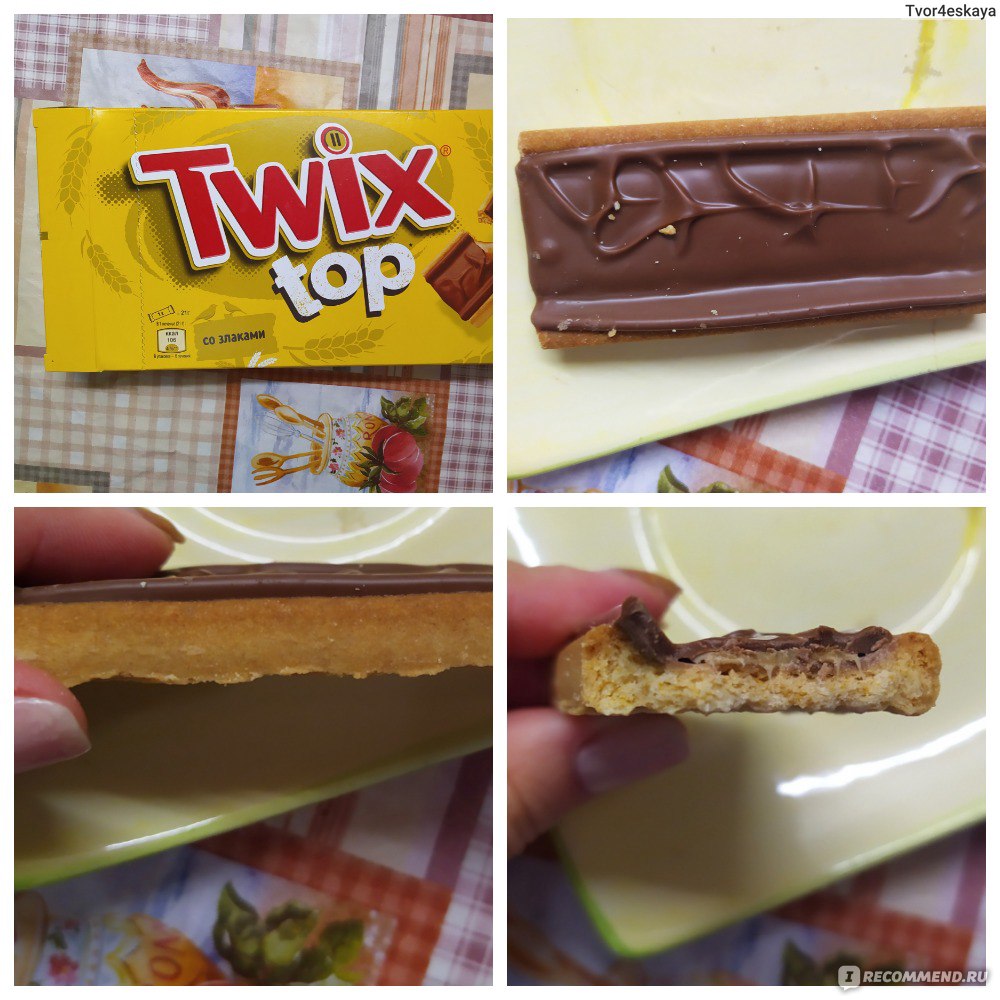 Печенье сдобное Mars Twix top с молочным шоколадом, карамелью и конфетной  массой. - «Попробовала новинку от Твикс.» | отзывы