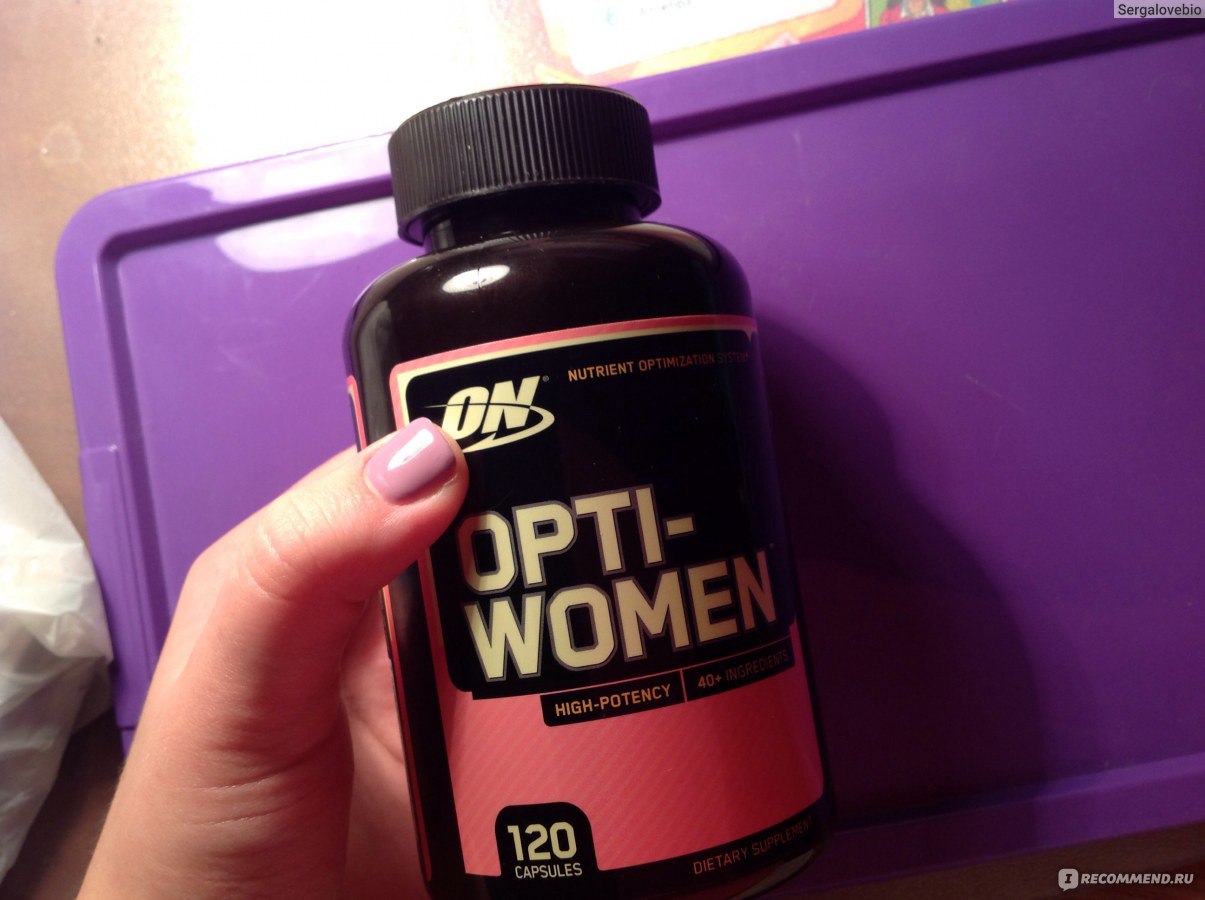 Optimum Nutrition Opti women 120