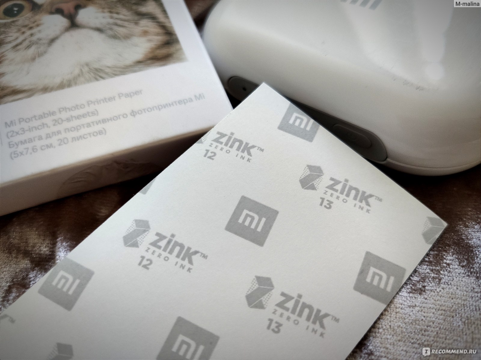 Портативный принтер Xiaomi Mi Portable Photo Printer фото