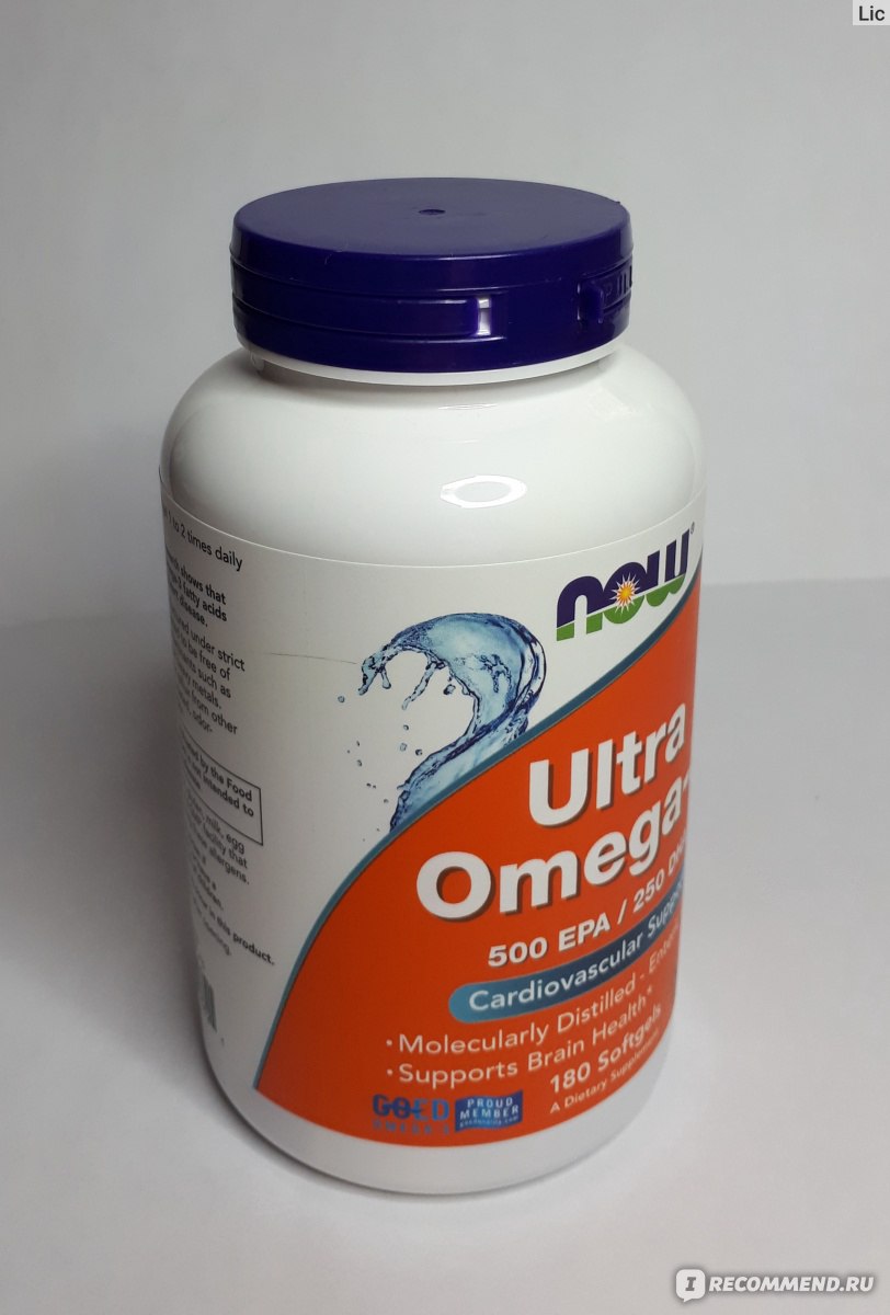 Now Foods Ultra Omega-3 EPA 500 DHA 250