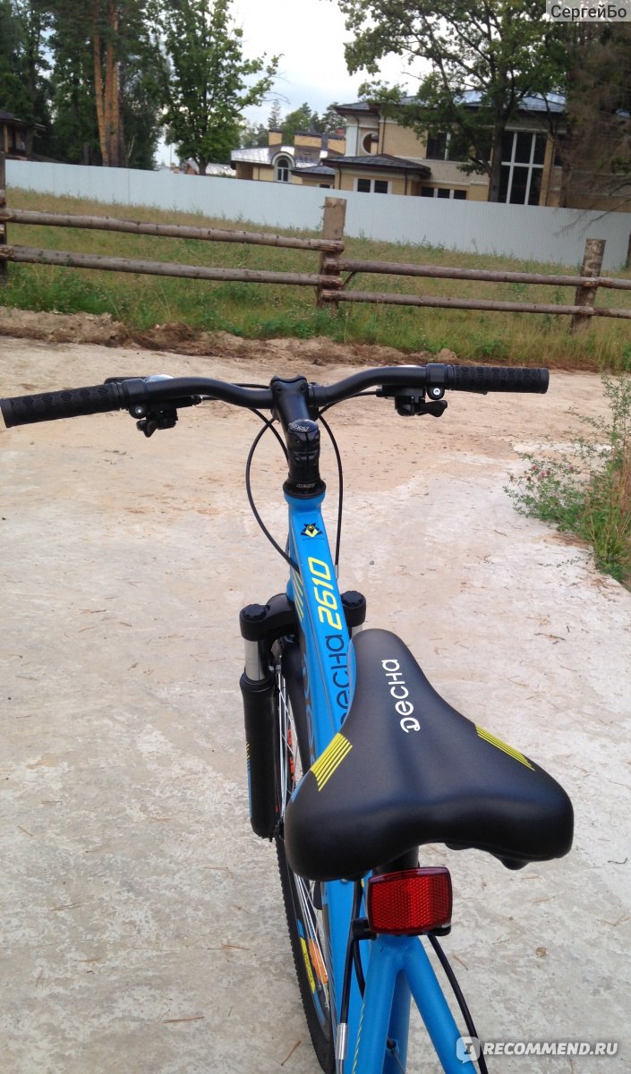 Велосипед горный Десна 2610V 26«х18» син/черн фото
