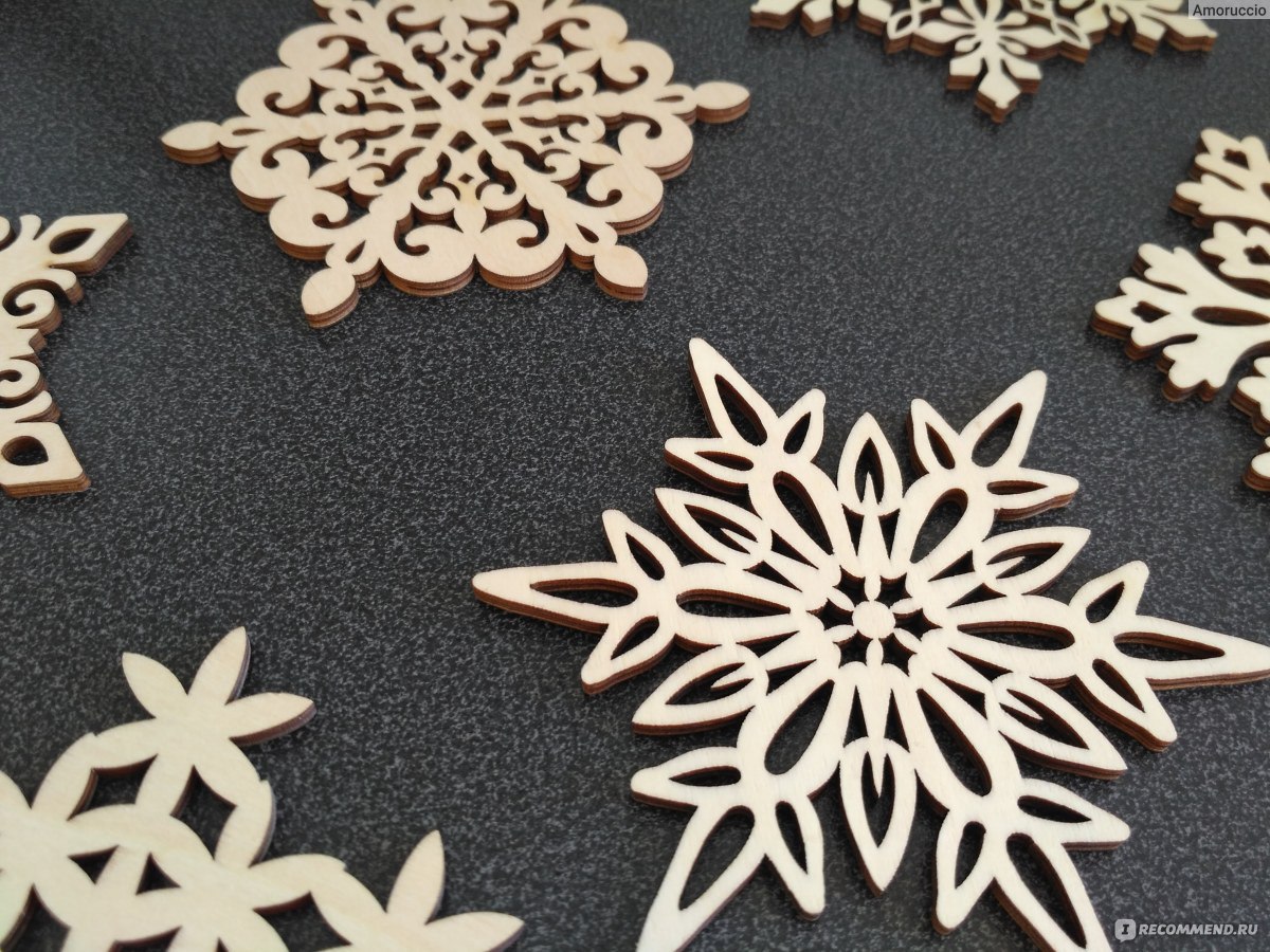Подставка под кружку AliExpress Snowflake Table Mat Wooden Table Pad ...