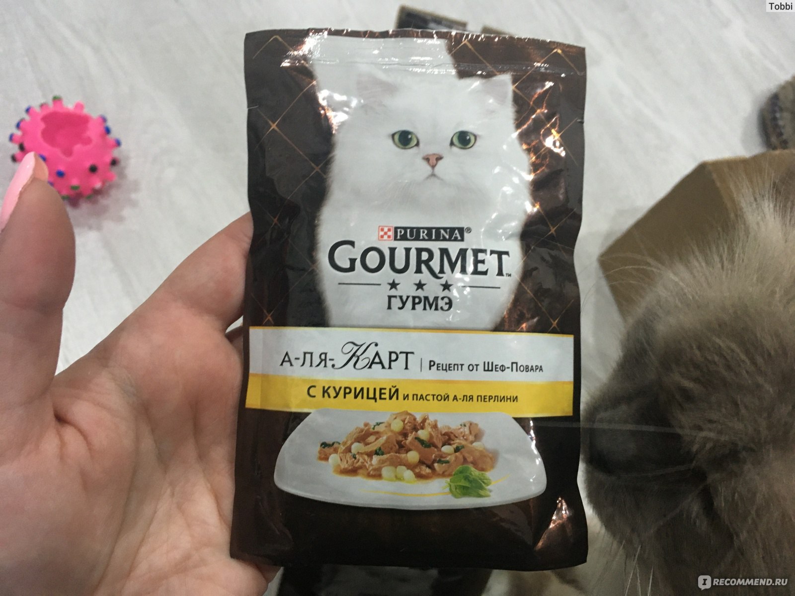 Корм для кошек Gourmet A la Carte с курицей и пастой à la Perline - «ツ  Вкусный корм с пастой для кота. Блюдо как из ресторана.» | отзывы