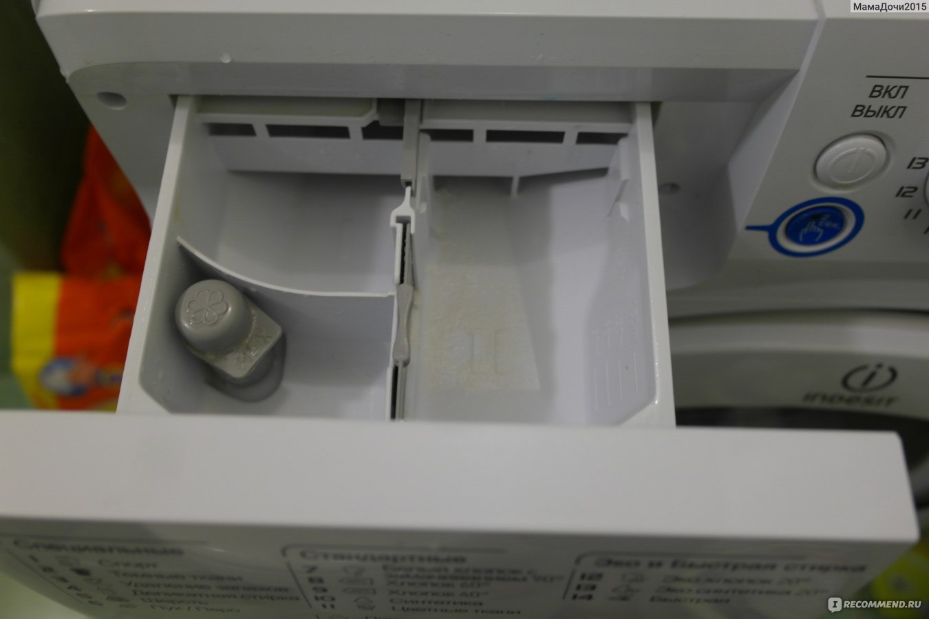 Куда сыпать порошок в стиральной машине индезит фото