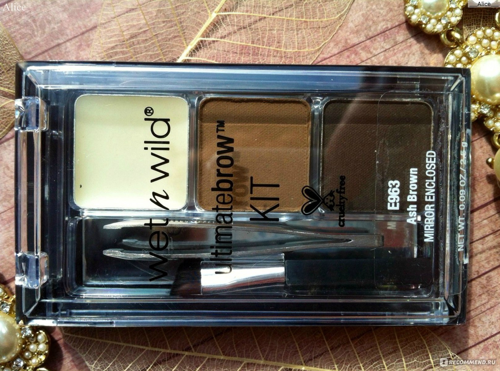 Как пользоваться набором для бровей wet n wild