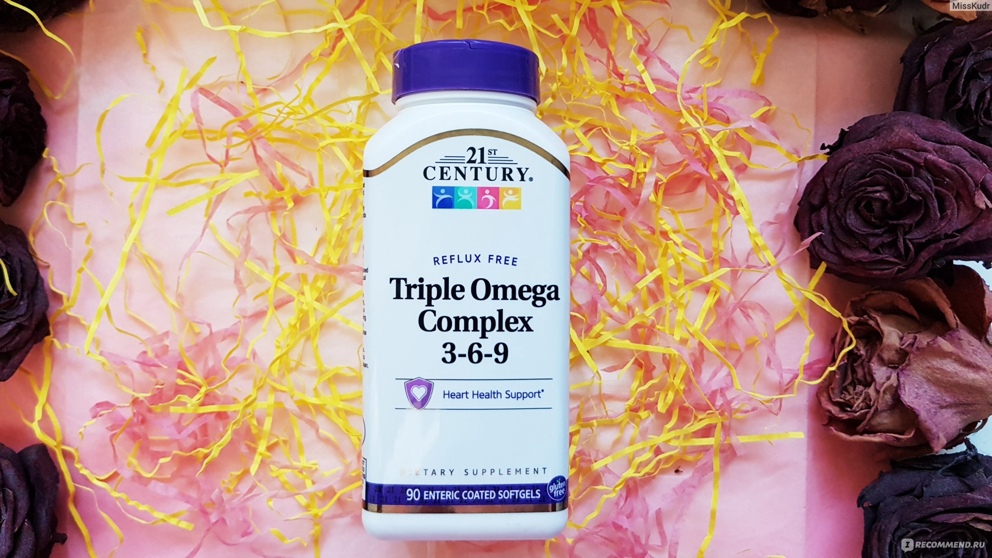 21st Century Health Care Triple Omega Complex 3 6 9